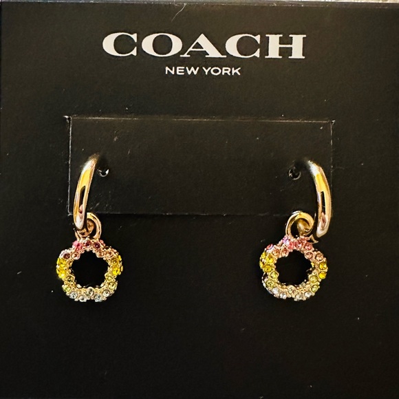COACH Earrings FOR SALE. NEW Lovely screw backs earrings. - Picture 7 of 11